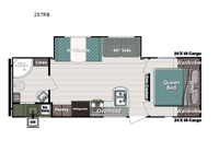 Ameri-Lite Ultra Lite 257RB Floorplan Image