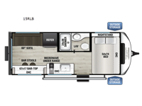 Northern Spirit Bijou 15LRB Floorplan Image