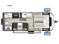 Northern Spirit Bijou 18RBB Floorplan Image