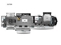 Open Range 3X 393TBR Floorplan Image