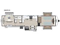 Blackthorn 3865FLR Floorplan Image