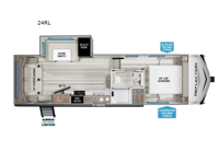 Reflection 100 Series 24RL Floorplan Image