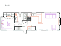 Elevation 5-103 Floorplan Image