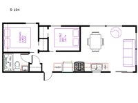 Elevation 5-104 Floorplan Image