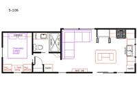 Elevation 5-106 Floorplan Image
