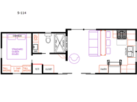 Elevation 5-114 Floorplan Image