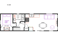Elevation 3-103 Floorplan Image