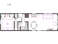 Elevation 3-109 Floorplan Image