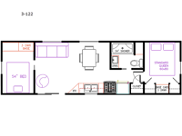 Elevation 3-122 Floorplan Image
