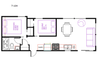 Elevation 7-104 Floorplan Image
