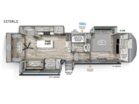 Sierra 3370RLS Floorplan Image