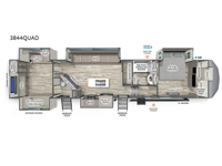 Sierra 3844QUAD Floorplan Image