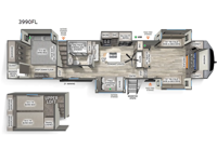 Sierra 3990FL Floorplan Image