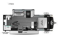 Roamer Light Duty 27RBOS Floorplan Image
