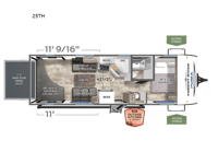 Puma Ambush 25TH Floorplan Image