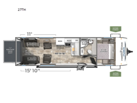 Puma Ambush 27TH Floorplan Image