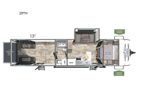 Puma Ambush 29TH Floorplan Image