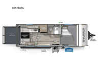 Cherokee Wolf Pup Black Label 18RJBWBL Floorplan Image