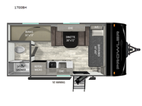 Prowler 1700BH Floorplan Image