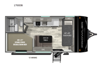 Prowler 1700DB Floorplan Image