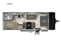 Prowler 2500BH Floorplan Image