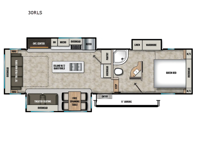 Chaparral Lite 30RLS Floorplan Image