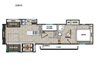 Chaparral Lite 30BHS Floorplan Image