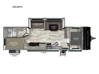 Prowler 2802BHS Floorplan Image