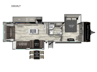 Prowler 3301RLT Floorplan Image