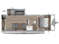 Jay Feather 23RK Floorplan Image