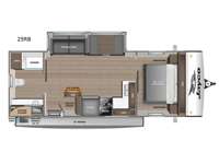 Jay Feather 25RB Floorplan Image