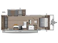 Jay Feather 26RL Floorplan Image