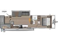 Jay Feather 29QBH Floorplan Image