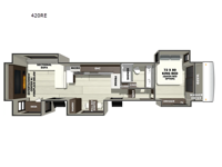 RiverStone 420RE Floorplan Image