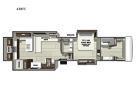 RiverStone 43BFC Floorplan Image