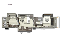 RiverStone Legacy 44DBL Floorplan