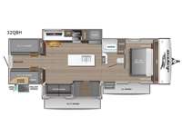 Jay Feather 32QBH Floorplan Image
