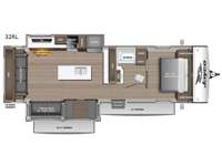 Jay Feather 32RL Floorplan Image