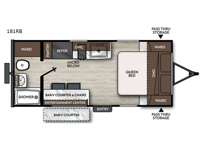 Apex Nano 181RB Floorplan Image