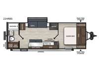 Apex Nano 224RBS Floorplan Image