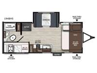 Apex Nano 194BHS Floorplan Image