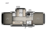 Flagstaff MAC Series 238MT Floorplan Image