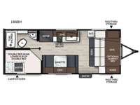 Apex Nano 186BH Floorplan Image
