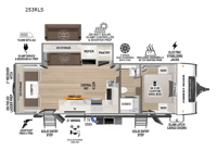 Grand Surveyor 253RLS Floorplan Image