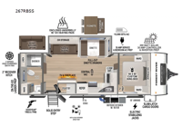 Grand Surveyor 267RBSS Floorplan Image
