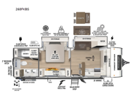 Grand Surveyor 268FKBS Floorplan Image