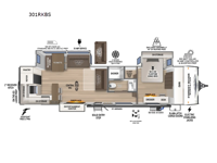 Grand Surveyor 301RKBS Floorplan Image