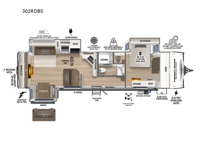 Grand Surveyor 302RDBS Floorplan Image