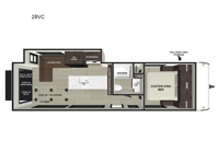 Salem FSX 28VC Floorplan Image
