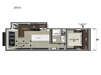 Salem FSX 28VCX Floorplan Image